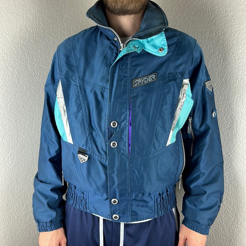 SPYDER Water Resistant Full Zip Snowboarding Ski Jacket M
